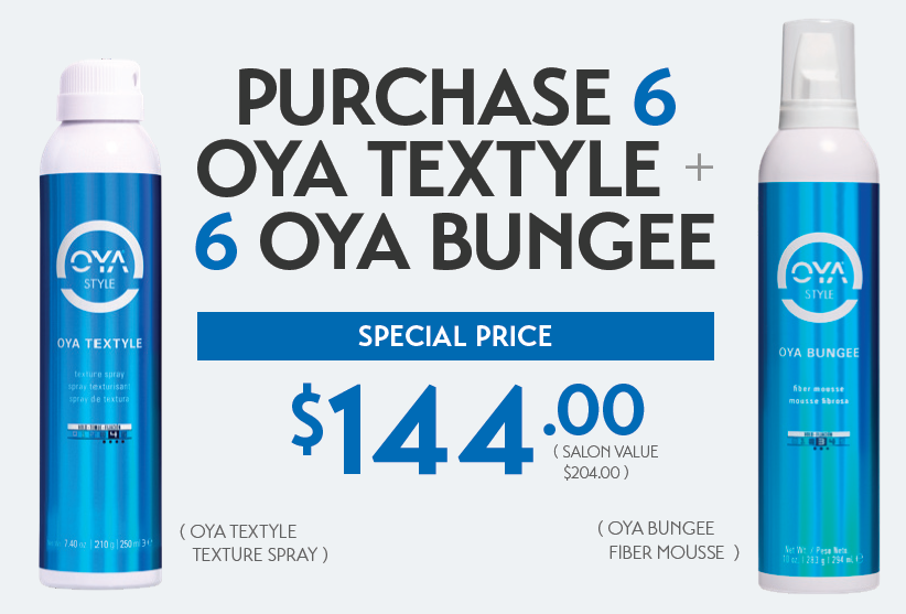 Purchase 6 OYA Textyle & 6 OYA Bungee for $144