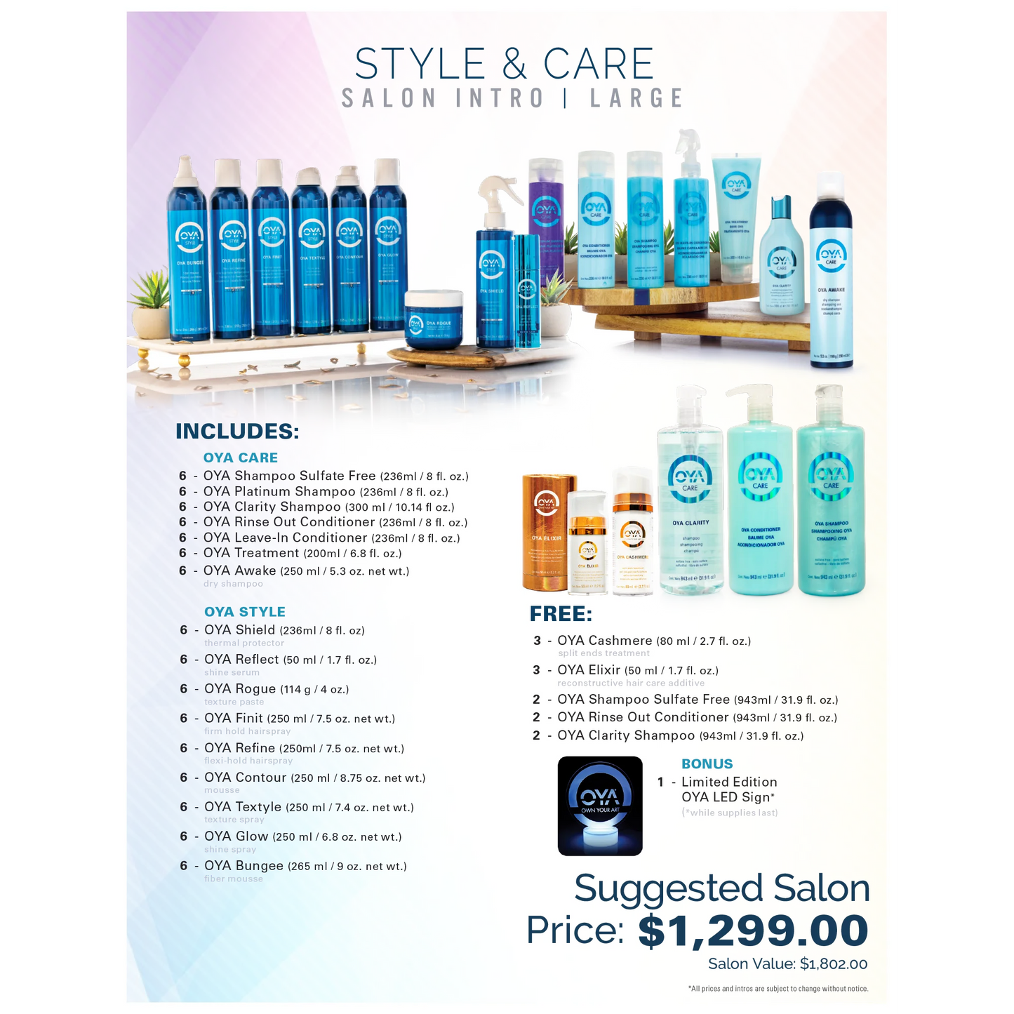 2023 OYA Style & Care Salon Intro | Large