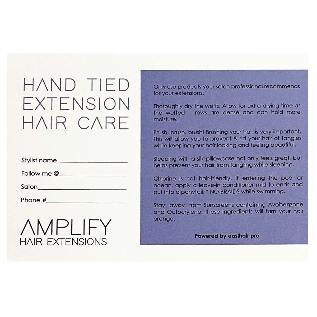 Amplify Home Care 101 Card